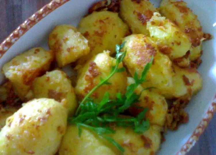 Kartoffeln mit Parmesan-Sesamkruste