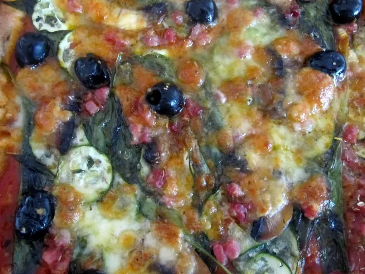 Bärlauch-Pizza