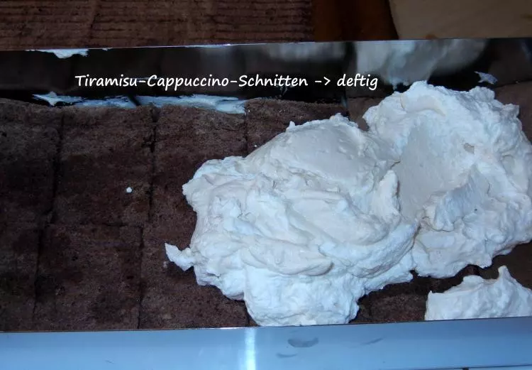Tiramisu-Cappuccino-Schnitten
