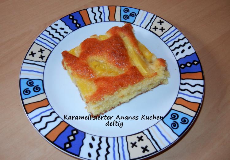 Karamellisierter Ananas-Kuchen vom Blech | Kochmeister Rezept