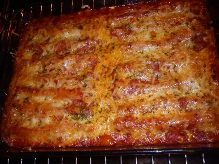 Cannelloni mit Hack-Tomatenfüllung a`la Lexmark