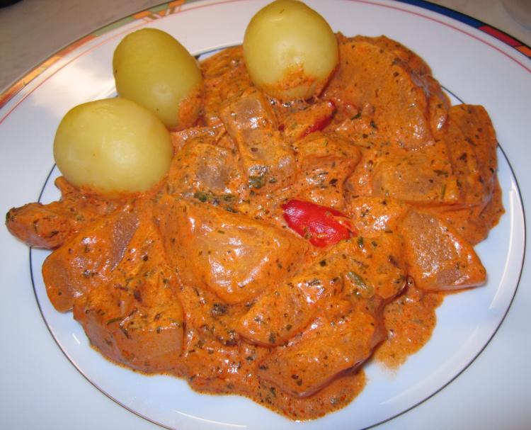 Schmorgurken In Paprika Rahm Vegetarisch Kochmeister Rezept