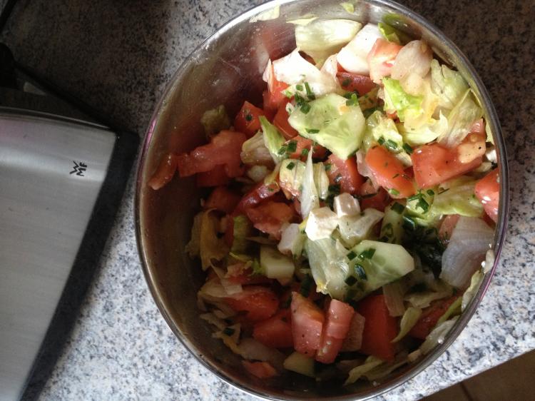 Gemischter Salat mit Feta | Kochmeister Rezept