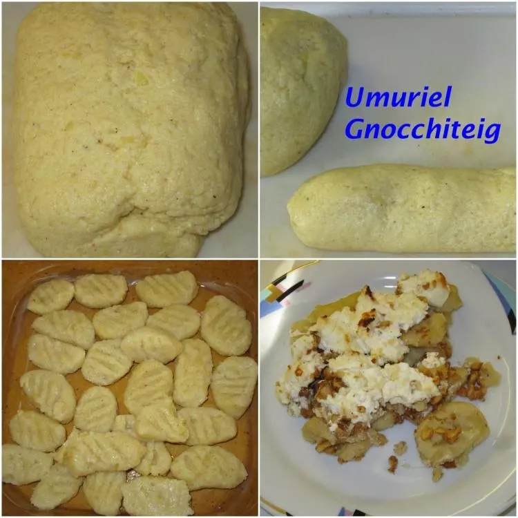 Gnocchi in Walnussbutter und Schafskäse mit Thymian