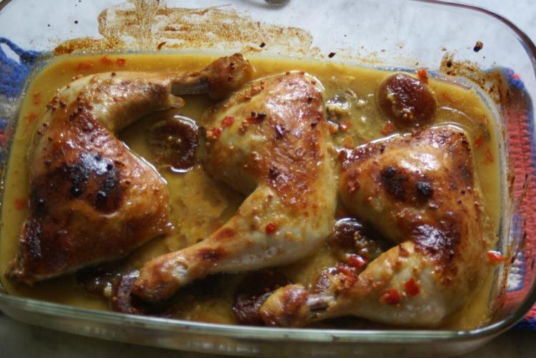 Hähnchenbeine mit Orangen und Aprikosen | Ein Kochmeister Rezept ...