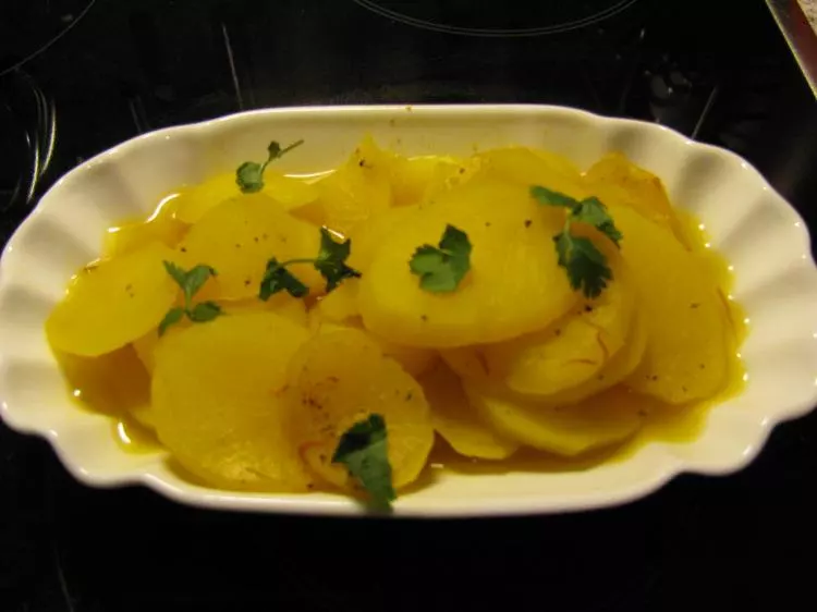 Safran-Kartoffeln