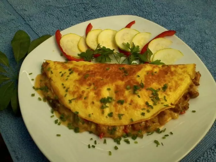 Pfifferling-Omelette