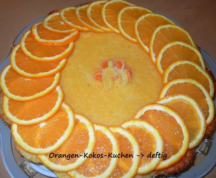 Orangen-Kokos-Kuchen 