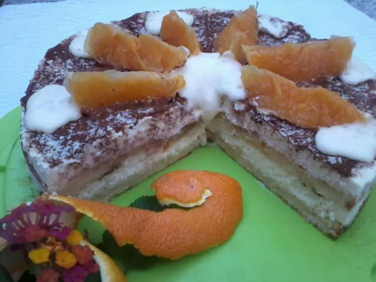 Orangen-Mandel-Torte