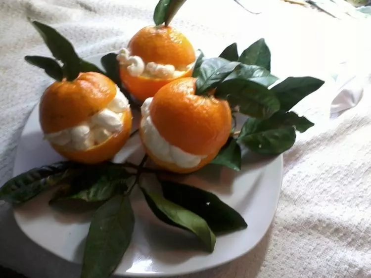 Südliche Versuchung mit Orangen