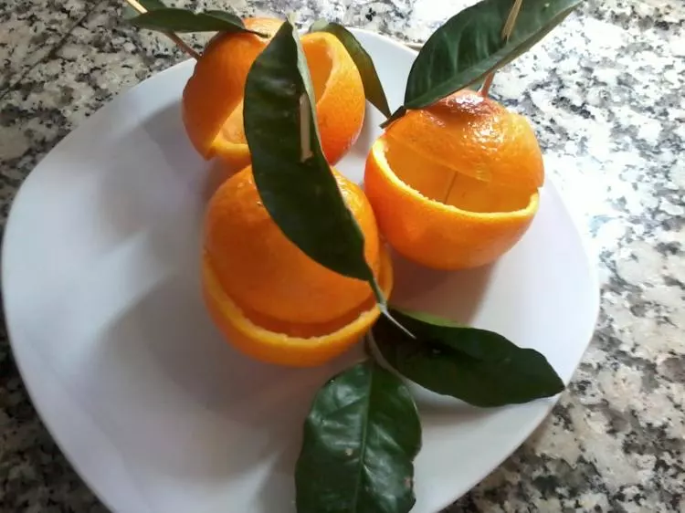 Südliche Versuchung mit Orangen