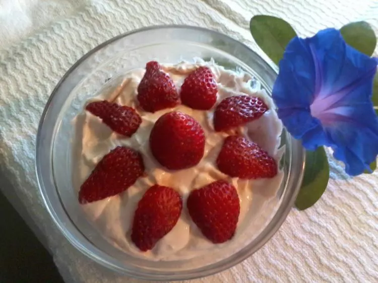schnelles Erdbeer-Dessert