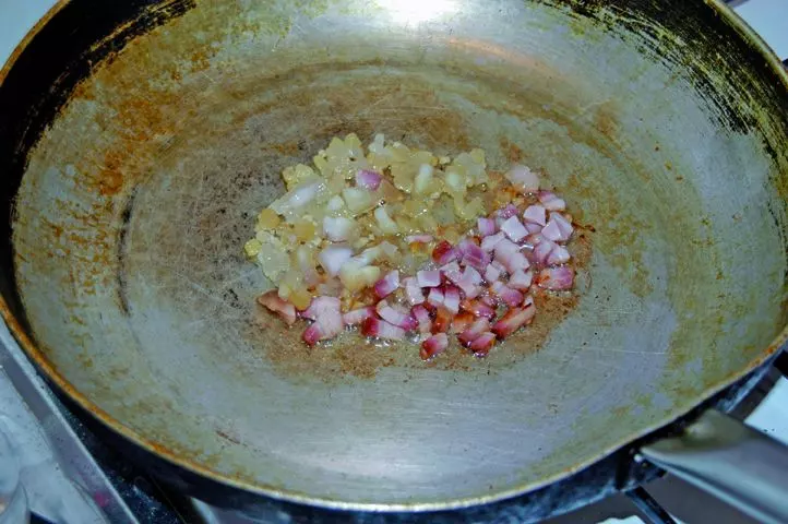 Rührei mit Waldpilzen