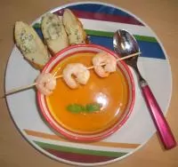 Kürbis-Kokos-Suppe (süß/scharf)