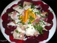 Rote-Bete-Salat mit Räucherforelle