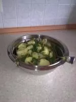 Bohnensalat mit frischen grünen Bohnen
