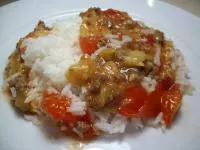 Rinderhackfleisch mit Zucchini und Tomaten