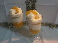 Mascarpone-Pfirsich-Dessert